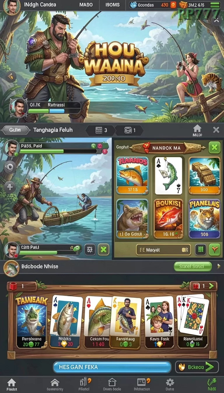 Cuplikan layar PPRRYY — menu navigasi