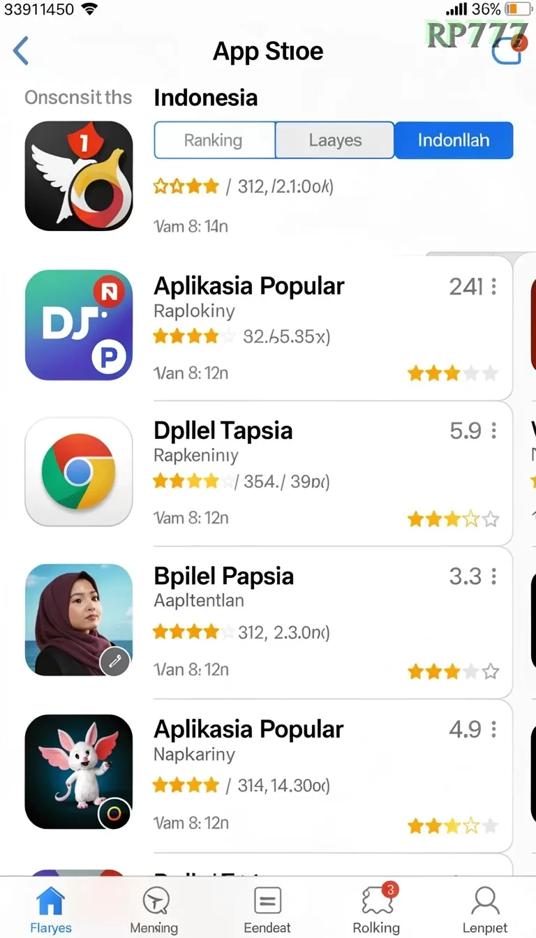 Cuplikan layar PREMAN69 — menu navigasi