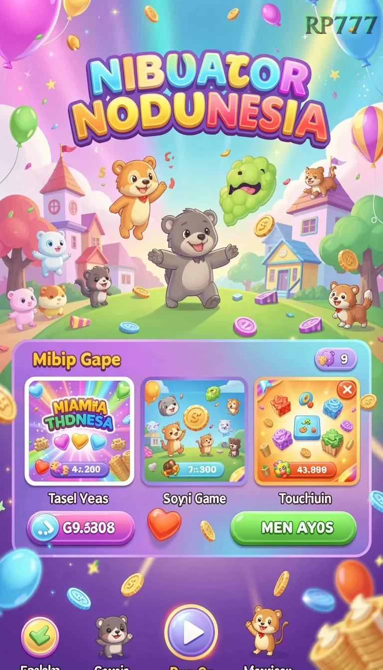 Cuplikan layar UNGUTOTO — menu navigasi